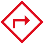 Flecha de dirección